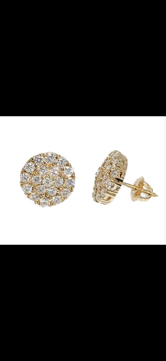 NEW Diamond cluster earrings